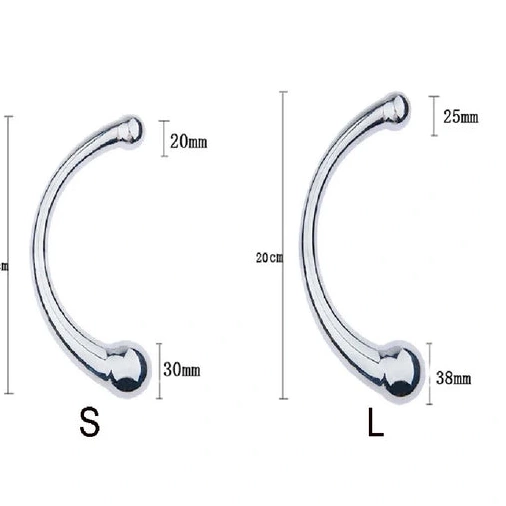 Anal Ended Hook Elegant Steel Double Stainless 5858 0310